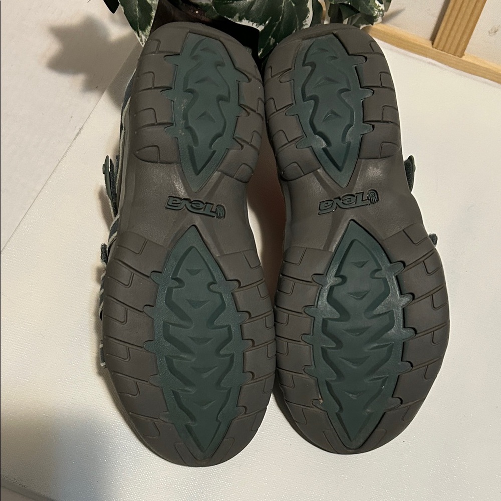 Teva Gray Strappy Sport Sandals - Picture 4 of 7